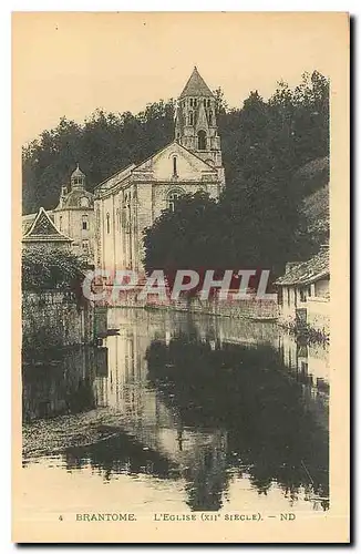 Cartes postales Brantome L'Eglise