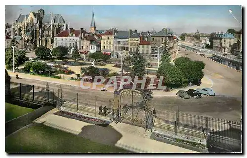 Cartes postales moderne Troyes Aube Jardin de la Prefecture