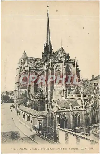 Cartes postales DIJON Abside de l'eglise Cathedrale Sainte Benigne
