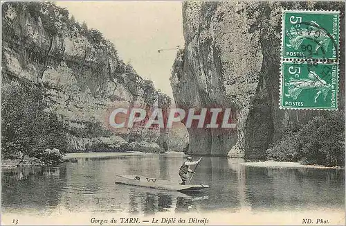 Cartes postales Gorges du Tarn Le Defile des Detroits