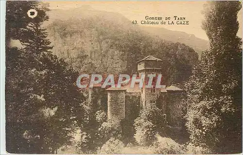 Cartes postales Gorges du Tarn Chateau de la Caze