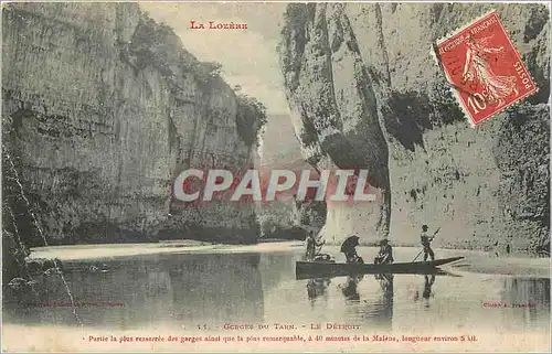 Cartes postales Gorges du Tarn Le Detroit