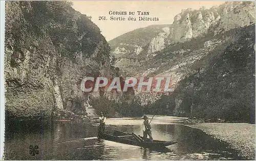 Cartes postales Gorges du Tarn Sortie des Detroits