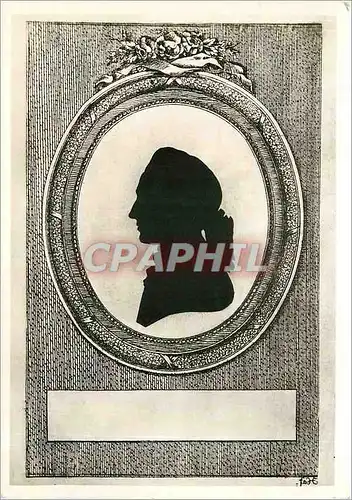 Cartes postales Goethe Museum Dusseldorf Anton und Katharina Kippenberg Stiftung Goethe Silhouete aus den Jahren