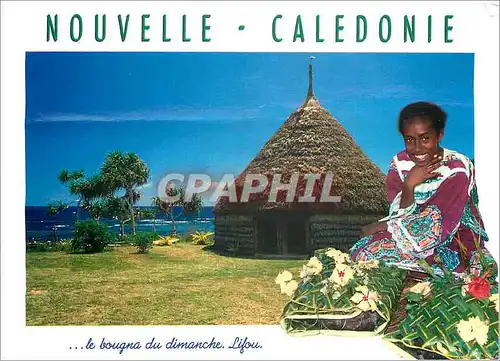 Cartes postales Nouvelle Caledonie le bougna du dimanche lifou