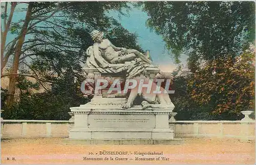 Cartes postales Dusseldorf Kriegerdenkmal Monument de la Guerre