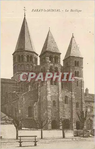 Cartes postales Paray le Monial La Basilique