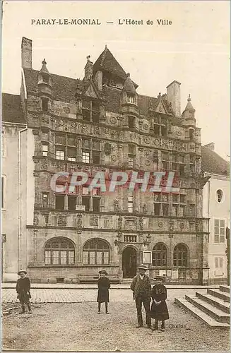 Cartes postales Paray le Monial L'Hotel de Ville