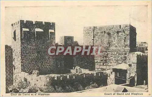 Cartes postales Cour de David et d'Hippicus