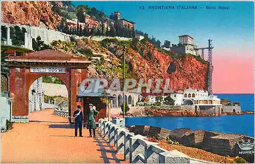 Cartes postales Frontiera Italiana Baizi Rossi
