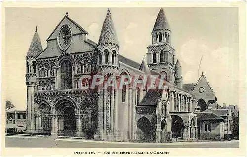 Cartes postales Poitiers Eglise Notre Dame la Grande