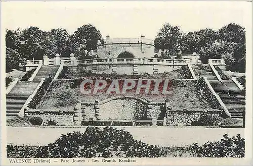 Cartes postales Valence Drome Parc Jouvet Les Grands Escaliers