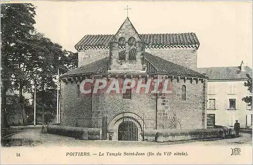 Cartes postales Poitiers Le Temple Saint Jean