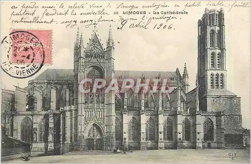 Cartes postales Limoges La Cathedrale