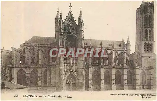 Cartes postales Limoges La Cathedrale