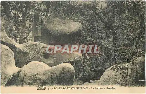 Cartes postales Foret de Fontainebleau La Roche qui Tremble