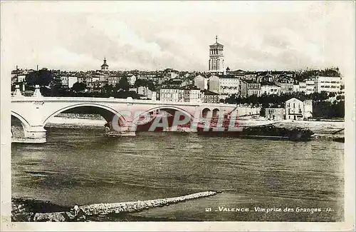 Cartes postales Valence Vue prise des Granges