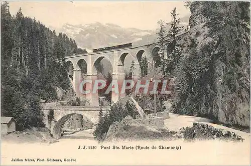 Cartes postales Pont-Ste Marie (Route de Chamonix)