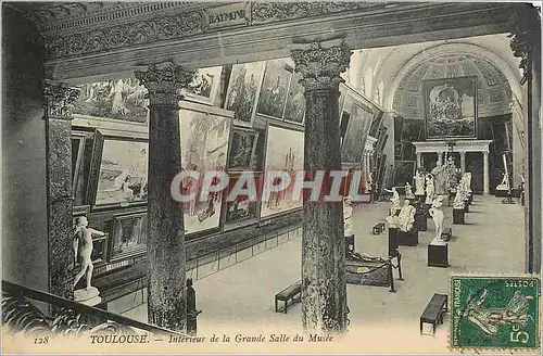 Cartes postales TOULOUSE-Interieur de la Grande salle du mus�e
