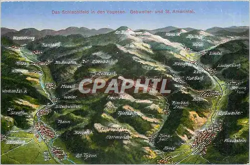 Cartes postales CARTES GEOGRAPHIQUES Leimbach