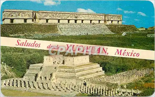 Cartes postales moderne The Governor's Palace  Uxmal  Mexico