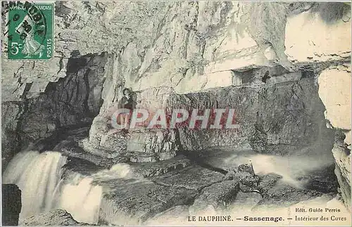 Cartes postales LE DAUPHINE-Sassenage-interieur des Cuves