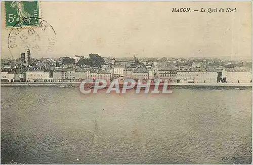 Cartes postales MACON-Le Quai du Nord