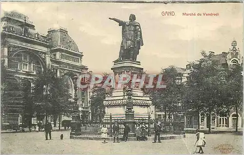 Cartes postales Gand Marche du Vendredi