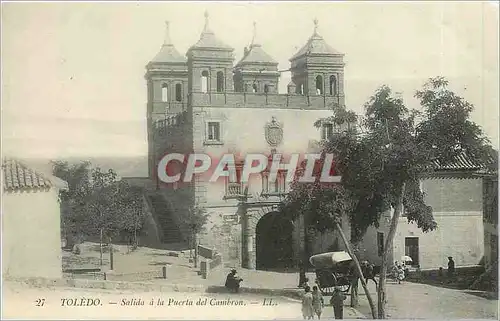 Cartes postales TOLEDO Salida a la puerta del Cambron