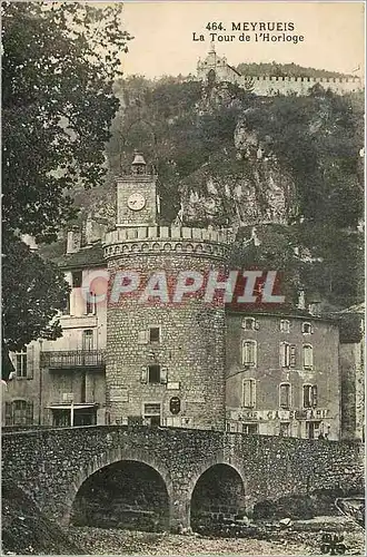 Cartes postales MEYRUEIS-La Tour de l'horloge