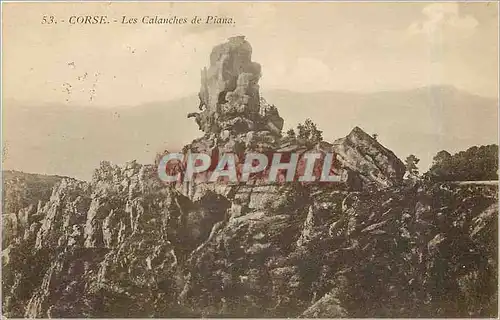 Cartes postales Corse Les Calanches de Piana