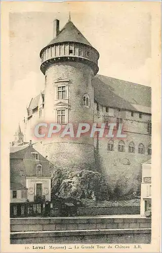 Cartes postales LAVAL La Grande Tour du Ch�teau