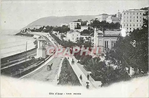 Cartes postales Cote d'Azur San Remo