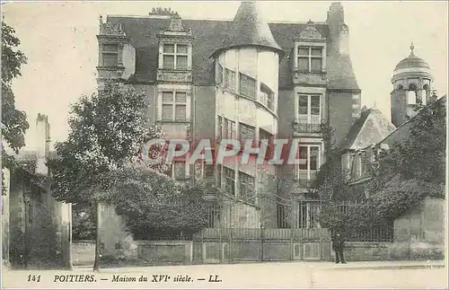 Cartes postales Poitiers maison du SVI siecle