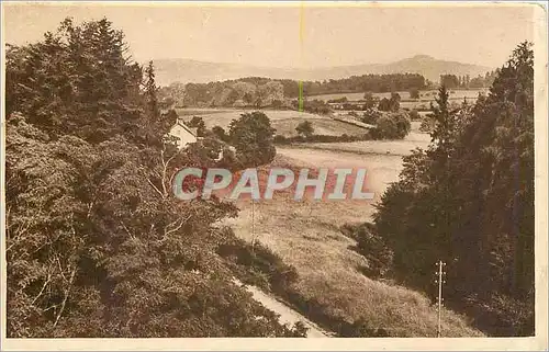 Cartes postales Saint Honore les Bains Nievre vue des Monts du Morvan