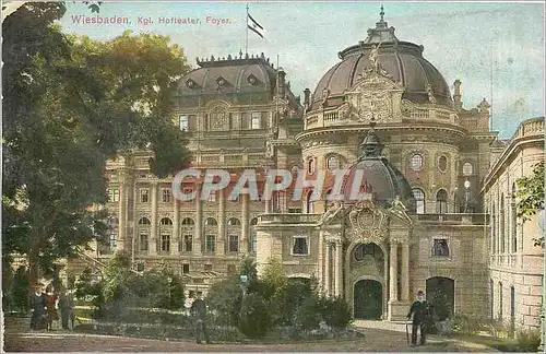 Cartes postales Wiesbaden Kgl Hofteater Foyer