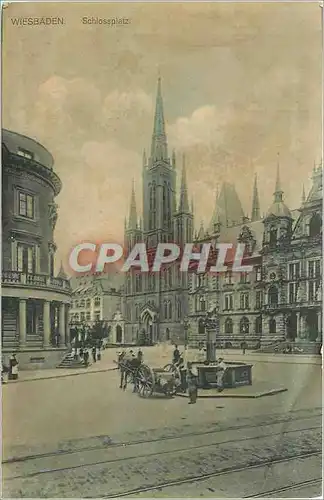 Cartes postales Wiesbaden Schlossplatz