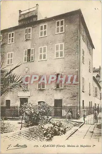 Cartes postales Ajaccio - Maison  de Napoleon 1er