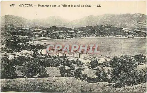 Cartes postales Ajaccio - Panorama sur la Ville et le Fond du Golfe