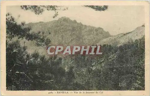 Cartes postales Bavella - Vue de la Descente du Col