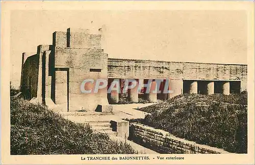 Cartes postales la Tranchee des baionnettes - vue exterieure