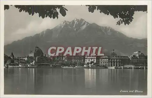 Cartes postales moderne Luzern und Pilatus