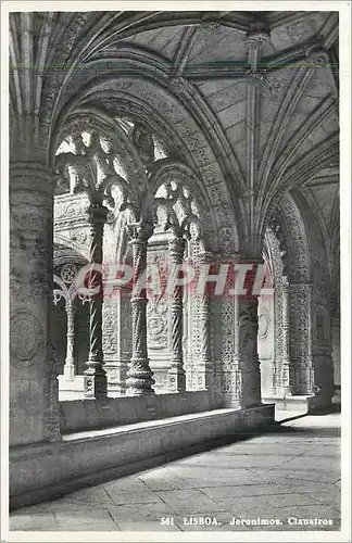 Cartes postales Lisboa Jeronimos Claustros