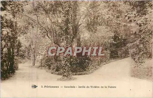 Cartes postales Perigeux Sous bois Jardin du Theatre de la Nature