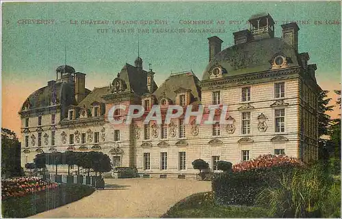 Cartes postales Cheverny Le Chateau Facade Sud Est