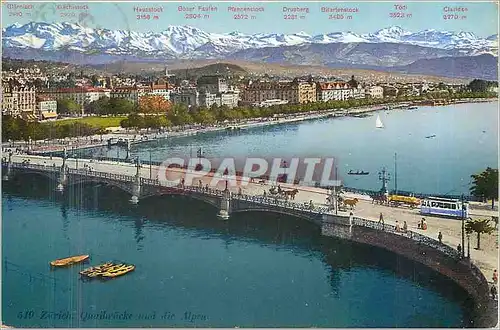 Cartes postales Zurich Quardbrucke