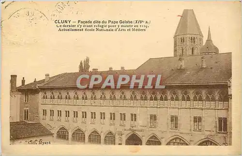 Cartes postales Cluny Facade dite du Pape Gelase