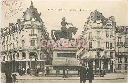 Cartes postales Orleans La Place du Martroi