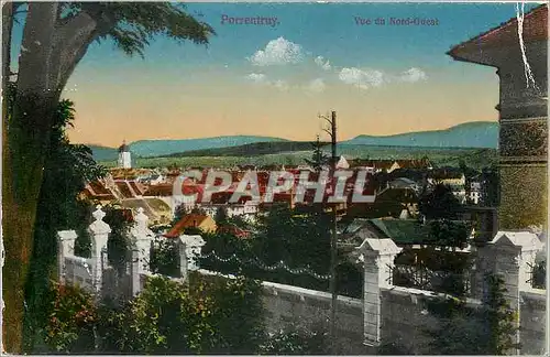 Cartes postales PORRENTRUY Vue du Nord-Ouest