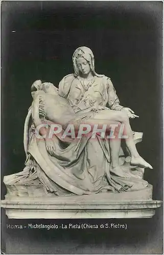 Cartes postales Roma Michelangiolo la Pieta Chiesa di S. Pietro